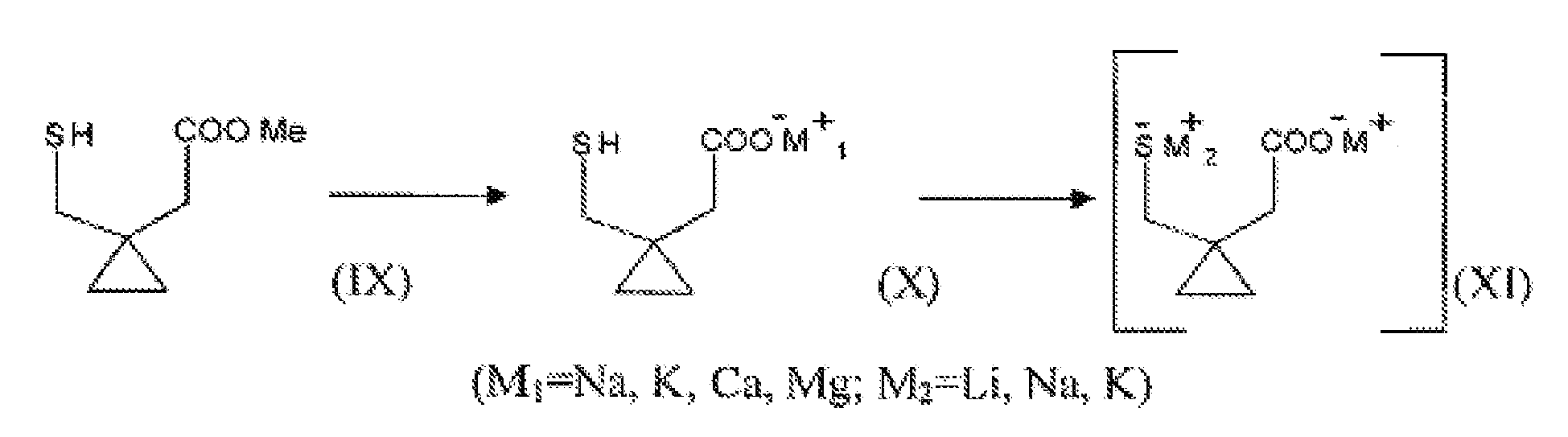 Lithiumhydroxidstruktur